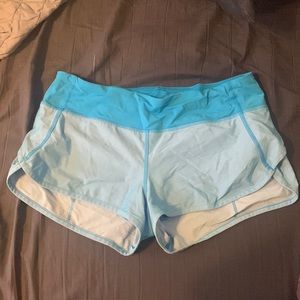Lululemon athletic shorts blue